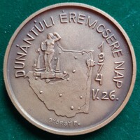 MÉE Keszthely, Dunántúli Éremcsere Nap 1974, bronz érem