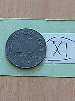 German Empire deutsches reich 10 pfennig 1919 zinc, ii. William xi