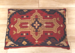 Antique kelim decorative pillow, 55 x 37 cm