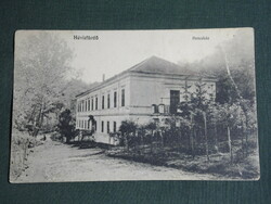 Képeslap, Postcard, Hévíz Hetesház, látkép részlet, 1918