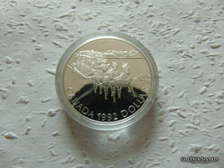 Kanada 1 dollár 1992 PP 925 ös ezüst 25.17 gramm  Zárt kapszulában