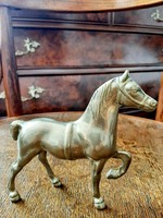 Nicely crafted copper horse 19 cm x 14 cm