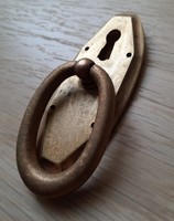 Art deco bronze furniture ornament, handle, furniture beater, lock label