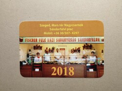 Hungary, card calendar vi. - 2018