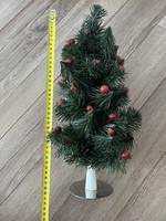 Small vintage artificial pine tree Christmas tree Christmas tree decoration