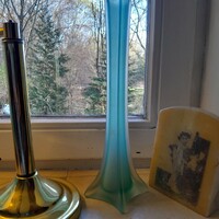 Turquoise fiber vase glass vase - art&decoration