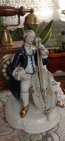 Alba with julia marked porcelain baroque male cello