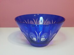 Blue small glass bowl