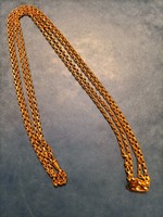 150 cm long gold-plated pocket watch chain