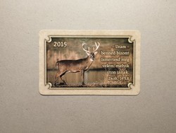Hungary, card calendar x. - 2015