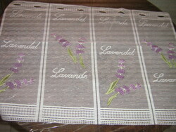 Provence & vintage style lavender stained glass curtain