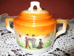 Zsolnay's spectacular orange sugar bowl