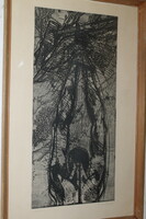 Signed etching 378