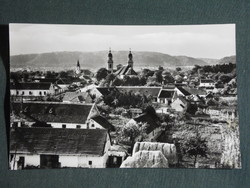 Postcard, castle, bird's-eye view, 1962