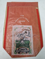 Old advertising packaging of Gergely Cenka, a large producer of Szeged paprika, in perfect condition