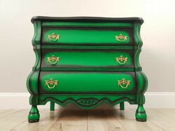 Green dresser with 3d decoration