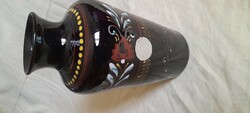 HMVH HMV kerámia váza majolika 23x12cm