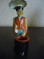 Antique ceramic Chinese statue, 20 cm