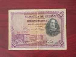 Spain 50 pesetas 1928