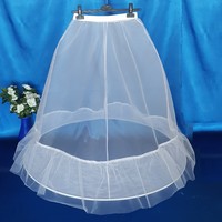 New, custom-made, 1 hoop ruffled bridal petticoat, hoop - ø95cm