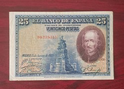 Spanyolország 25 peseta 1928