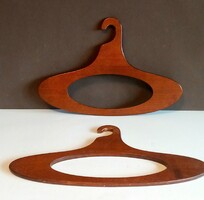 Vintage 1960 design coat hanger wooden 8 pcs negotiable art deco design