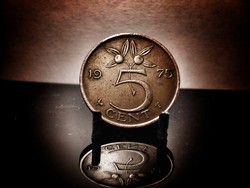 Netherlands 5 cents, 1975