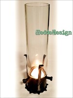Meddedesign blackout rustic® bottle steampunk table lamp