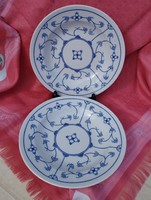 Jager, porcelain deep plate with immortelle pattern, 2 pcs.