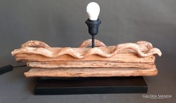 Handmade driftwood table lamp, negotiable unique design