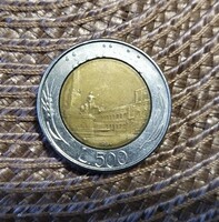 500 lira 1984 - bimetál