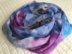 Huge silk and viscose stole, 180 x 105 cm