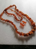 Amber necklace + pair of gift amber buttons