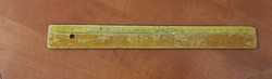 Wooden ruler with metal insert 30 cm