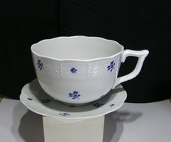 Rare large tea cup 6 dl - Herend with small blue flower pattern