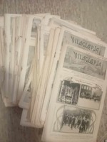Tolnai Világlapja 10 db hetilap 1903-ból