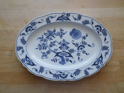 Blue danube onion pattern porcelain oval bowl 22 x 31 cm