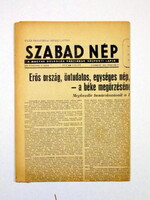 1953 April 5 / free people / newspaper - Hungarian / daily. No.: 26085