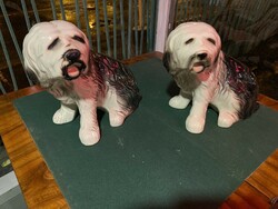Porcelán kutyák párban 36x36