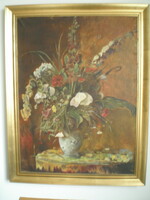 After the work of Mihály Munkácsy, reproduction, oil painting, canvas 80 x 60 cm
