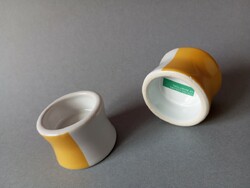 Ritka Benetton pop-art porcelán mécsestartók 1990-es évek