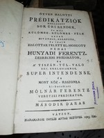 Ötven Halotti Prédikátziók 1805 Hunyadi Ferentz  Gyűjteményből    képeken látható állapotban van