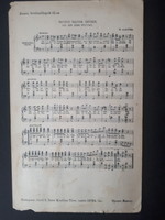 Antik képeslap 1899-ből: zenés levelezőlap