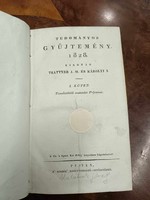 Tudományos gyüjtemény 1828 kiadták Trattner J.M. és Károlyi I. 1. kötet, Tizenkettedik esztendei fol