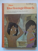 Walt Disney: A dzsungel könyve (Das Dschungelbuch) - német nyelvű régi mesekönyv  (1968)