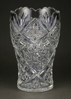 1Q812 bay polished glass vase 17 cm
