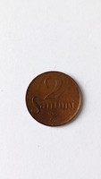 Latvia 2 centimes 1922, nice condition!