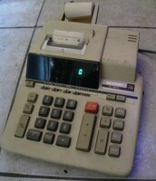 Sharp 2607S elektromos számológép nyomtatóval