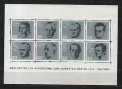 Postatiszta Bundes 2598 Mi Block 3    8,00 Euró