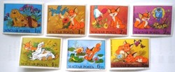 S3543-9 / 1982 fairy tale - cartoon characters: vuk stamp set postal clean